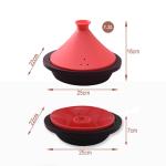 ECO-Friendly Flexible Cooker Silicone Pot Morocca Microwave Safe Heat Resistant