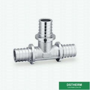 China Customized Slide PEX Brass Fittings Equal Threaded Tee Press Fittings wholesale