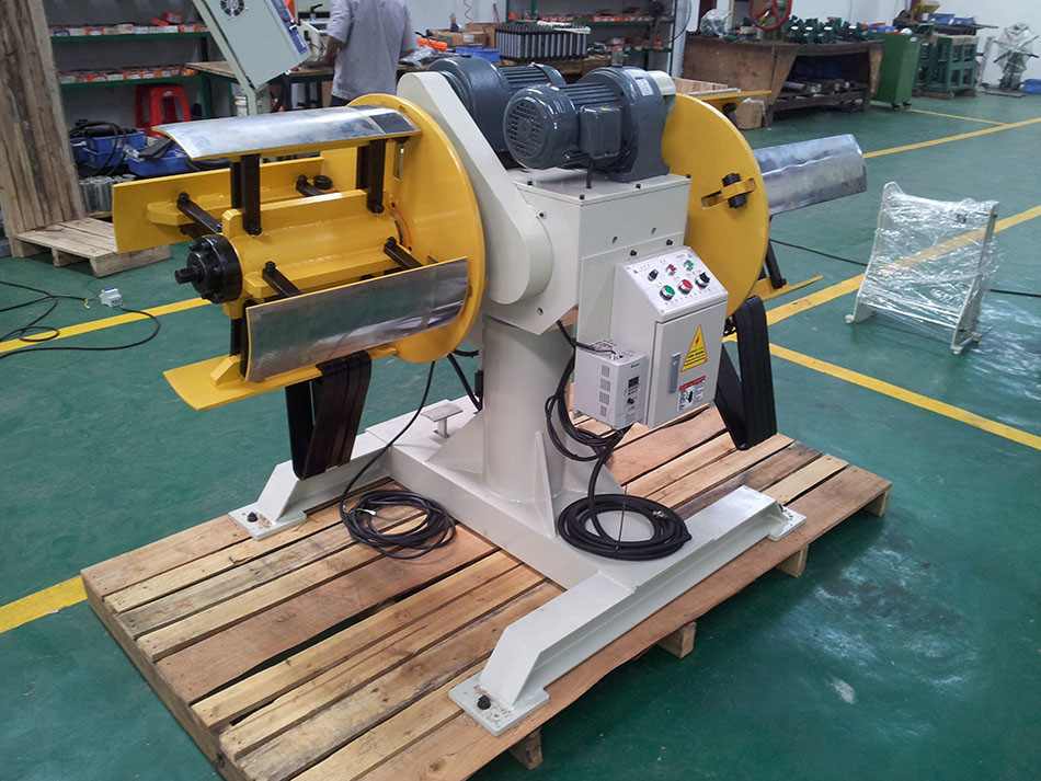 Inner Diameter Adjustment Steel Decoiler Mandrel Decoiler For Hydraulic Stamp Line
