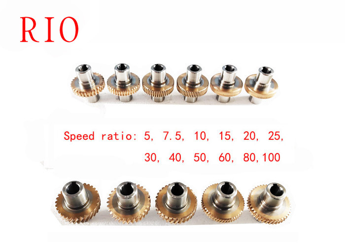 Yacht Winch Stainless Steel Worm Gear Reducers Small size Fast Heat Dissipation