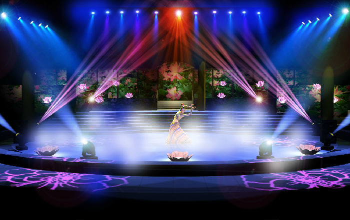 Sharpy 230w 5r / 7r Beam Moving Head Light Electronic Focus With 17 Gobos