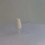 Non Spill ABS Plastic Pump Storage Black / White / Any Color PP Tube