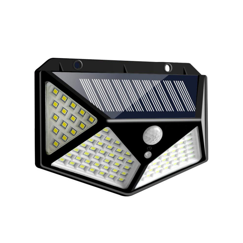 100 LED Solar Light Outdoor Solar Lamp with Motion Sensor Solar LED Light Waterproof Sunlight Powered for Garden Dec