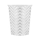 236.588ml 8Oz Colored Polka Dot Striped Christmas Themed Disposable Coffee Cups