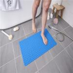 Non-Slip Bathroom Shower Tub Mat Eco-Friendly PVC Color White Bath Rugs