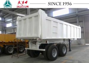 China Durable 20 To 30 CBM 30 Tons 2 Axle Square Shaped Tipper Semi-Trailer wholesale