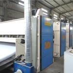 Low cost jacquard carpet needle punching production line