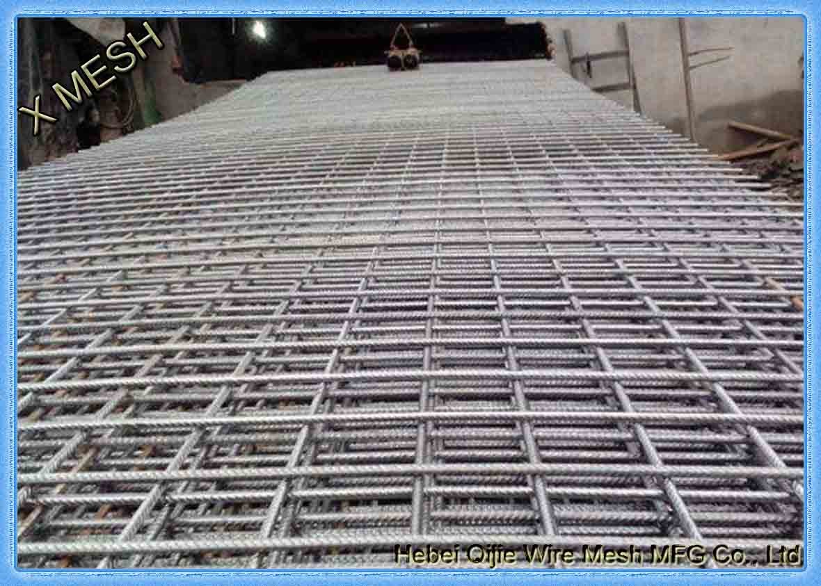 Solid Welded Wire Fence Roll , Reinforcing Welded Wire Fabric For Concrete 2.4 X 6 M