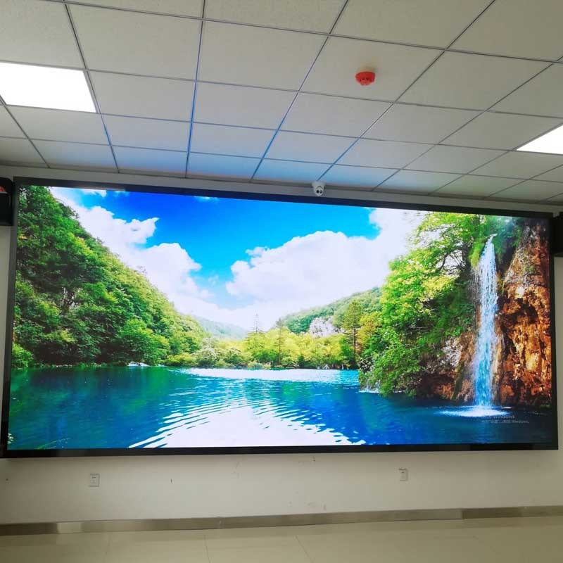 Indoor Outdoor Advertising Small Pitch LED Display 0.2KG 1.25MM LED Screen Wall