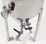 Movable 7 Gallon Stainless Steel Conical Fermenter