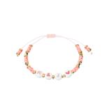 Polymer Clay Beaded Letter Bracelet , 7.4*8mm Alphabet Bead Bracelets