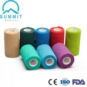 China Non Woven Elastic Cohesive Bandage , 10cmX4.5m First Aid Bandage wholesale