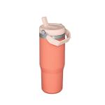 30oz Portable Car Cup 304 Stainless Steel Vacuum Straw Ice Cup Portable Vacuum