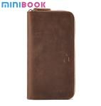 Waterproof Credit Card Wallet for Men Genuine Leather Large Capacity Multifuncti