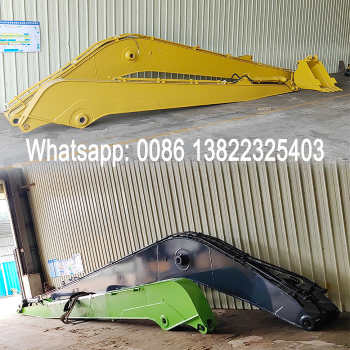 20m Excavator Long Reach Boom Arm For Unload Sand Soil deep foundation