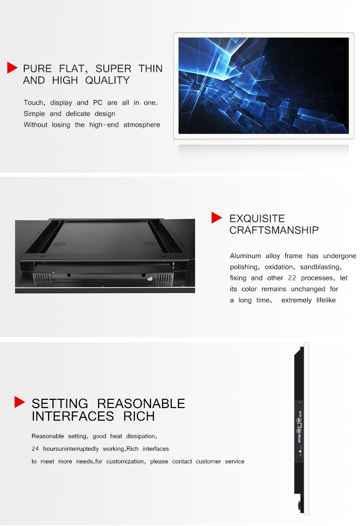 Advertisement Player Shopping Mall Information Kiosk Wall Mount Digital And Digital Signage