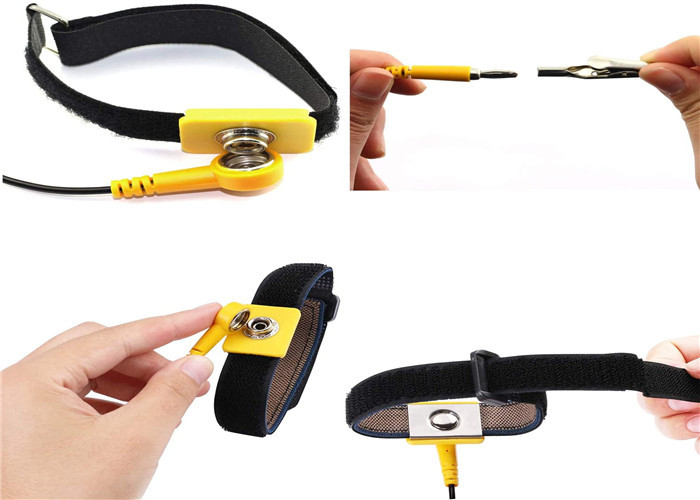 Anti Static Wrist Strap Grounding Conductive Wire Electronics Factory