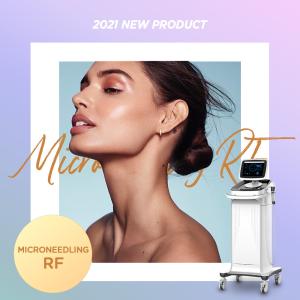 China White Stationary Skin Rejuvenation Machine / Fractional RF Microneedle Machine wholesale