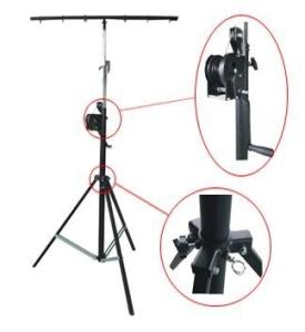 China Steel Outdoor Lighting Truss Stands , Global Truss Crank Stand wholesale