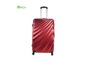China ABS PET Trolley Travel Hard Case Luggage With Spinner Wheels wholesale