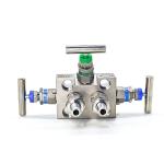 SS316 3 Way Manifold Valve Hydraulic Valve Manifolds Block Stainless Steel