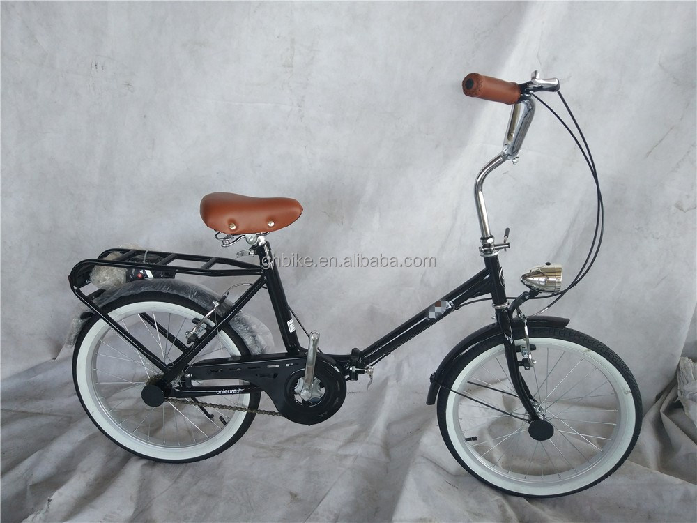 Double V Brake System Aluminum Alloy Folding Bike Frame for 20 Inch Foldable Bicycle