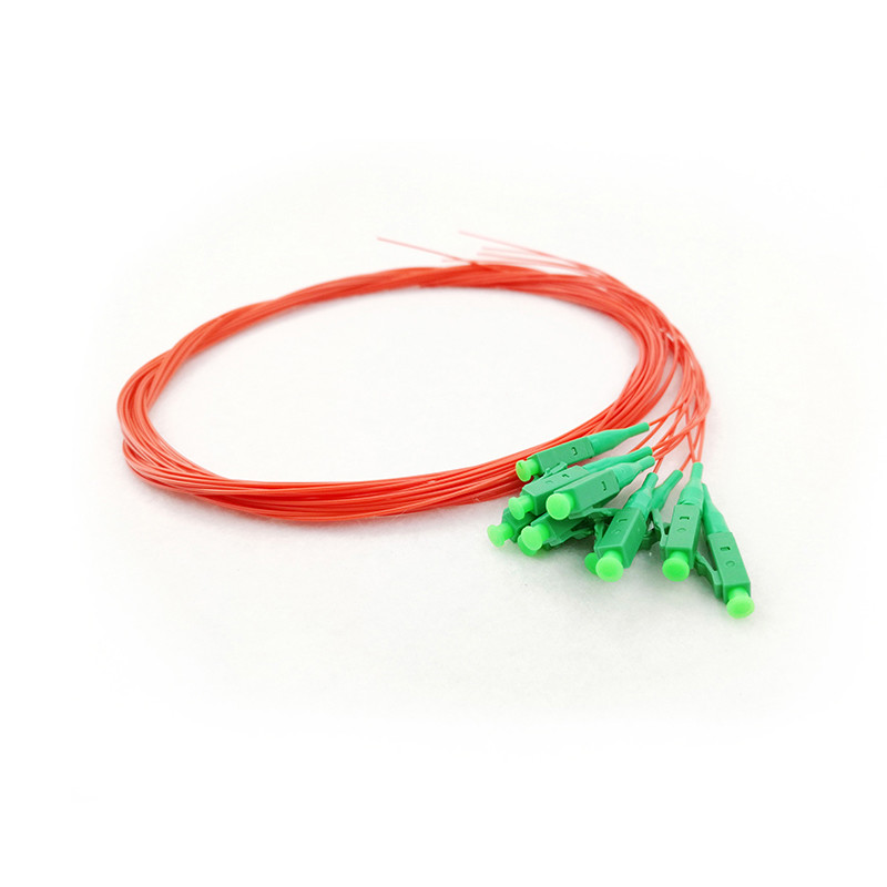 Single Mode OS2 LC UPC Ribbon Fiber Pigtails G657A1 4/6/8/12 Strand