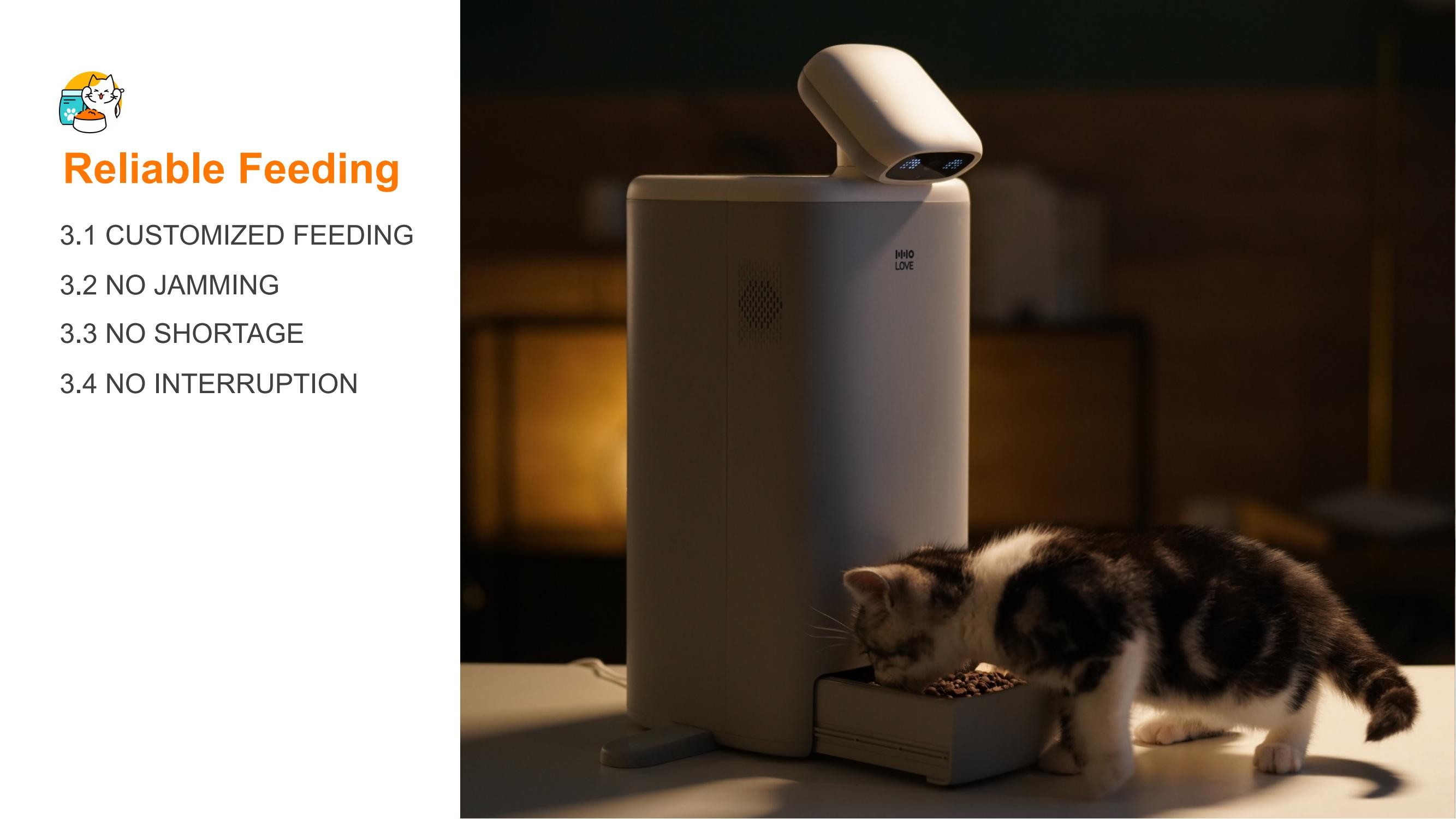 Intelligent Pet Companion Robot With 2.5L Feeder And 4X Digital Zoom Camera