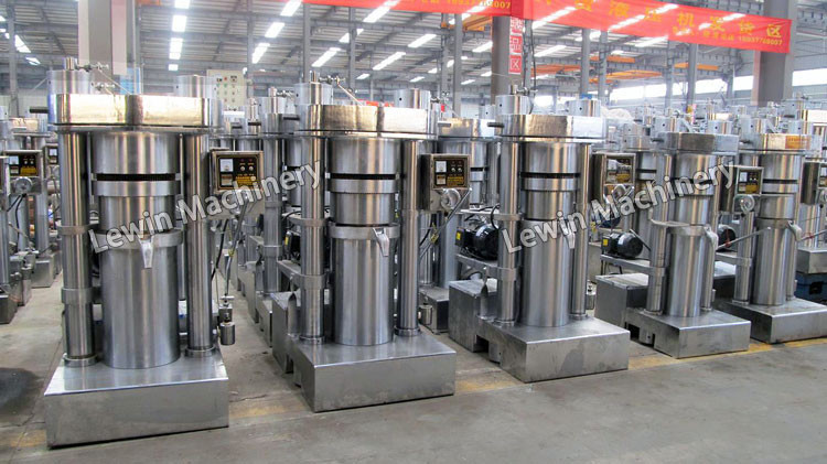 Hydraulic Oil Cold Press Machine For Sesame Olive High Pressure Oil Pressers
