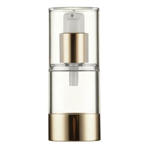 China 50ml/40ml/30ml/20ml Airless Cosmetic Bottles Oval Shape Screen Printing Pump Sprayer wholesale