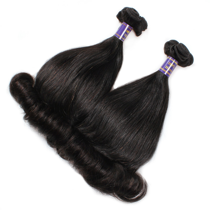 Natural Color Virgin Hair 7 A Grade Virgin Cuticle Indian Remy Hair Extension