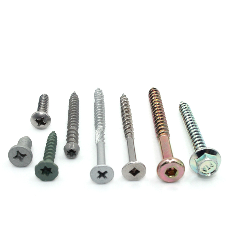 Metric Measurement System Square Flat Head Self Tapping Screw with Durable Material