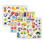 Removable Custom Silicone Stickers Kids Early Learning Stickers Modern Teacher