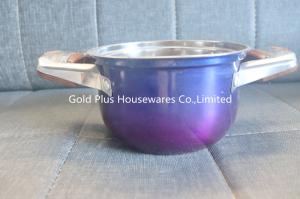 China Rainbow Household Soup Pot Set For Stainless Steel Kitchenware on sale