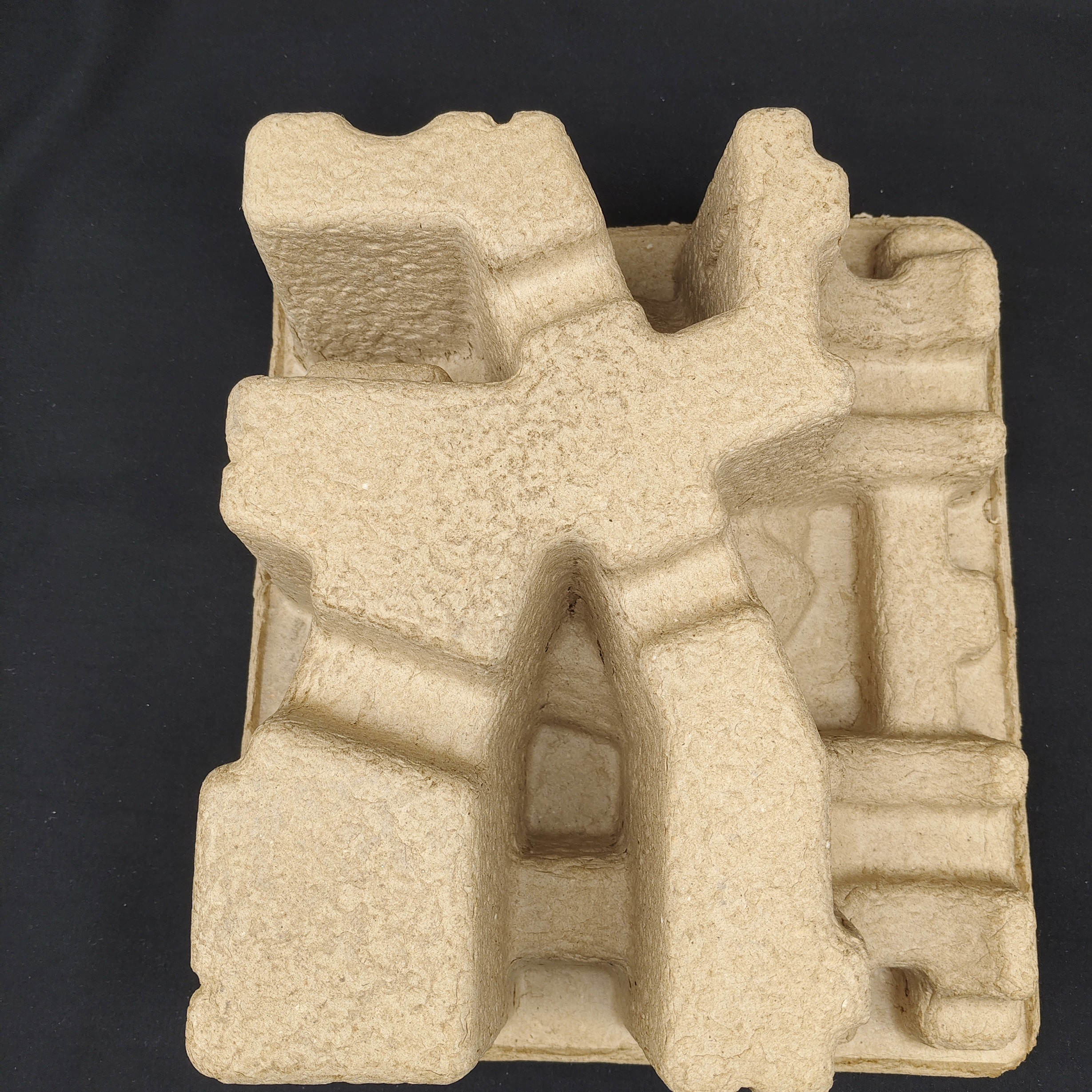 The pulp molding factory directly supplies an environmentally friendly packaging base for the small household appliance, the handheld garment steamer.