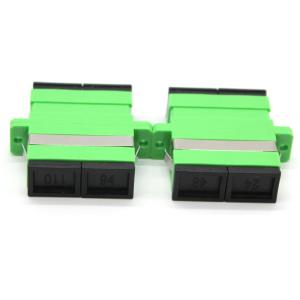 China SC APC Simplex Fiber Optic Accessories Optical Adapter Duplex Coupler Flange wholesale