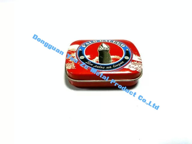 Popular Small Mint Tins Mini Metal Box with Plastic Insert Custom Tin Box