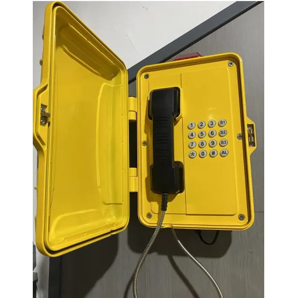 Weatherproof Outdoor Indoor Telephone Call Box Rugged Industrial Phone