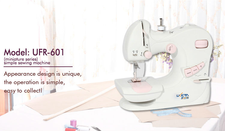 240*115*205mm Twin Needle Sewing Machine for Ukicra Mechanical Configuration Post-Bed
