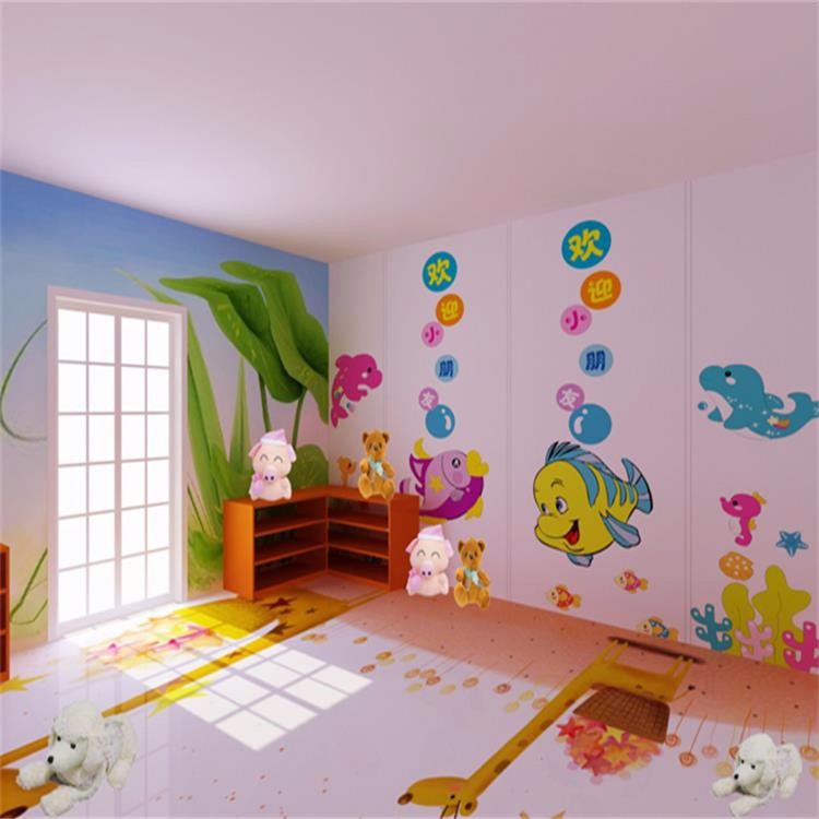 Kindergarten PVC Floor Covering / Vinyl Laminate Flooring Antistatic Function