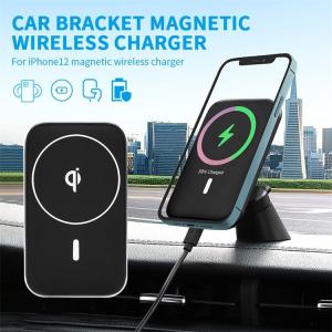 China 12V 1.5A Magsafe Fast Magnetic Wireless Car Charger For IPhone 13 Mini Pro Max wholesale