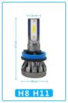 Aluminum Mini N1 160W 30000LM LED Headlight Bulb Kit