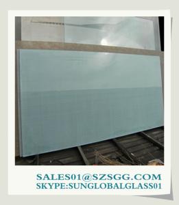 China best selling acid etched glass wall wholesale