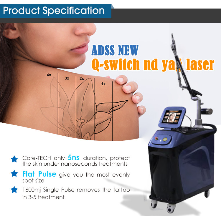 Picosecond Tattoo Removal Machine Q Switch Machine For Skin Rejuvenation
