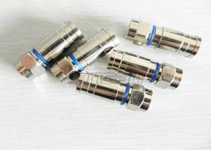 China Twist On CCTV Male Coaxial Cable Compression F Connector For TV Transmission wholesale