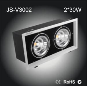 China high range 2*30W COB LED square lamp dimmable www xxx com wholesale