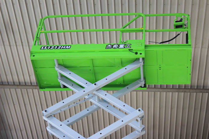 Open Hydraulic System 3.5km/H 11.8m Scissor Sky Lift Platform