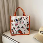 Winnie The Pooh Rubber Stamp Shopping Bag Kiki Titi Cartoon Shoulder Canvas