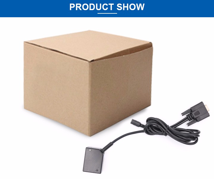Custom CCD Fixed Mount Barcode Scanner 32-Bit Mini Fixed Reader RS232 DF3100