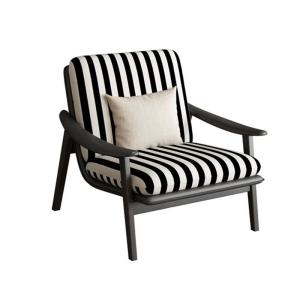 China Black Modern Velvet Chair Velvet Chesterfield Chair With Wood Leg wholesale